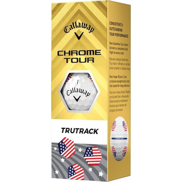 Chrome Tour TruTrack USA Golf Balls 2025