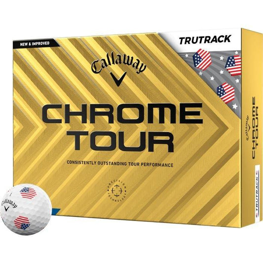 Chrome Tour TruTrack USA Golf Balls 2025