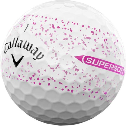 Supersoft Splatter 360 Pink Golf Balls 2025
