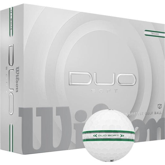 Duo Soft TRK360 White/Green Golf Balls 2025