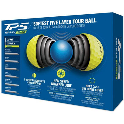 TP5 Golf Balls 2025 - Yellow