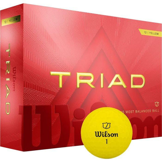Triad Yellow Golf Balls 2025