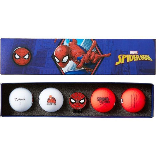 Vivid Soft Marvel Golf Ball Gift Set 2025 - Spider-Man
