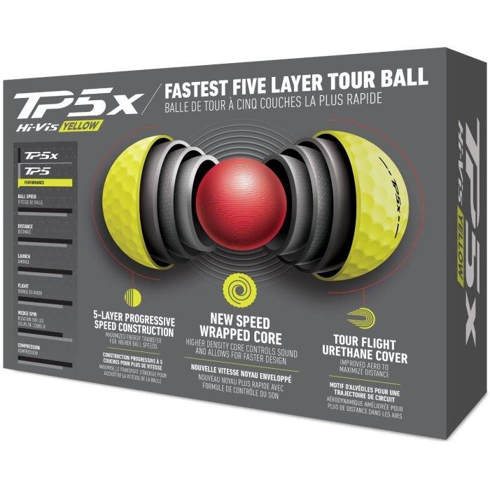 TP5x Golf Balls 2025 - Yellow