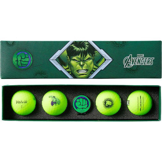 Vivid Soft Marvel Golf Ball Gift Set 2025 - Hulk