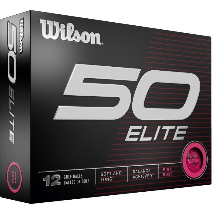 50 Elite Golf Balls - Pink