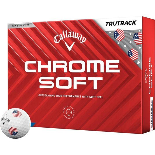 Chrome Soft TruTrack USA Golf Balls 2025