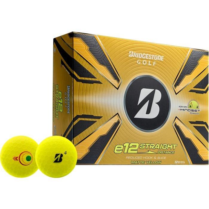 e12 Straight Matte Yellow Golf Balls 2025