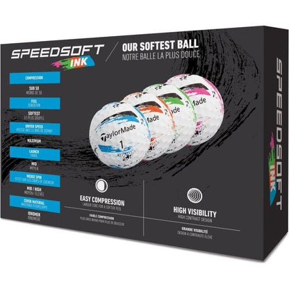 SpeedSoft Ink Multi Pack Golf Balls